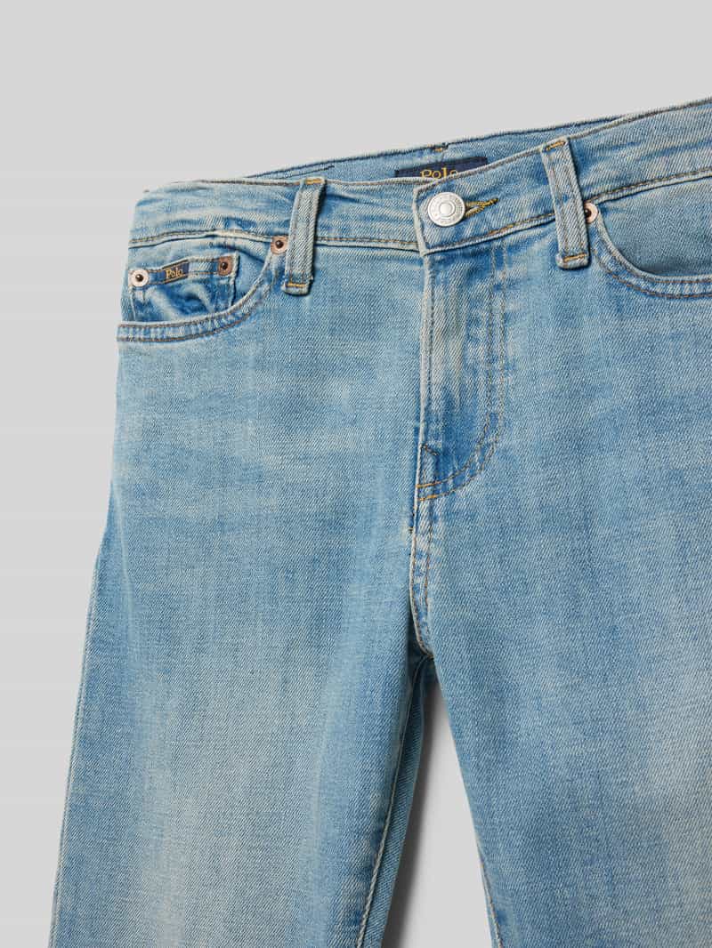 Polo Ralph Lauren Teens Slim fit jeans met labeldetail model 'SULLIVAN'