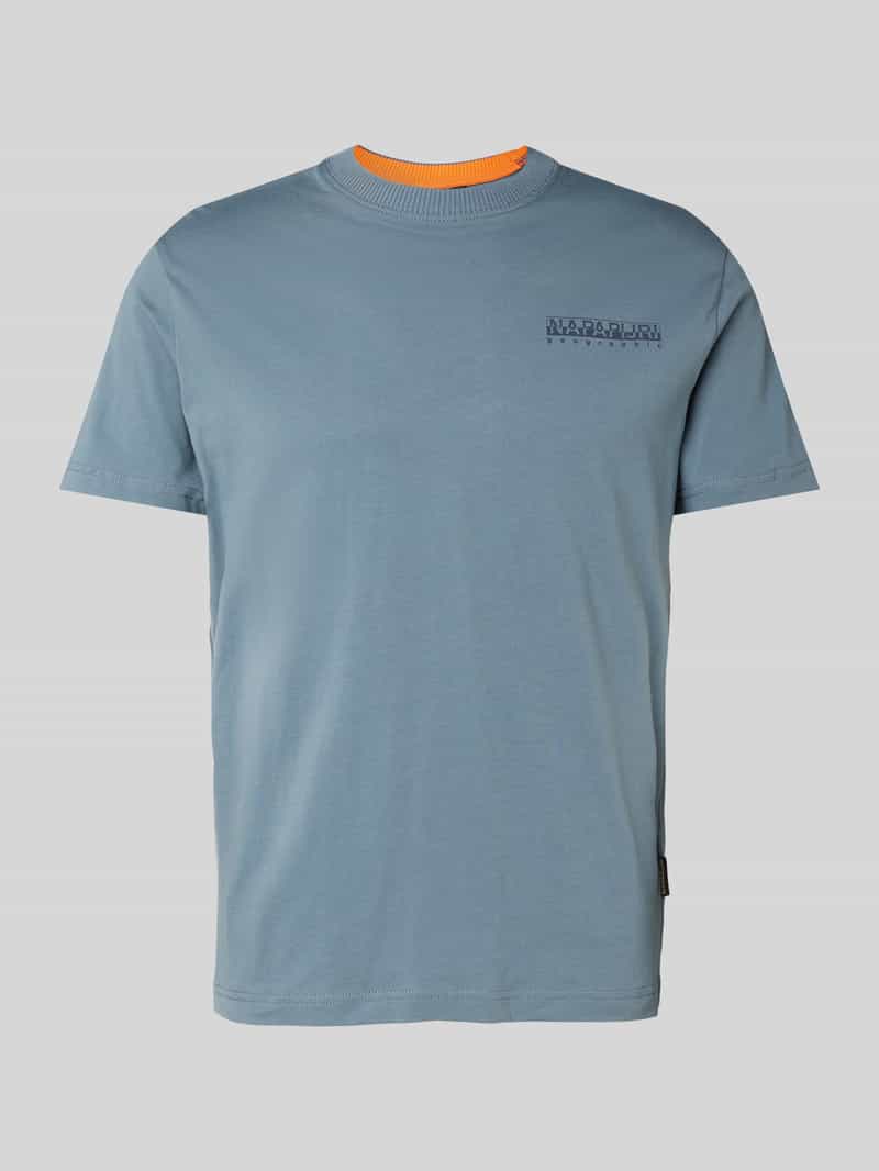 Napapijri T-shirt met labelprint model 'SOVANA'