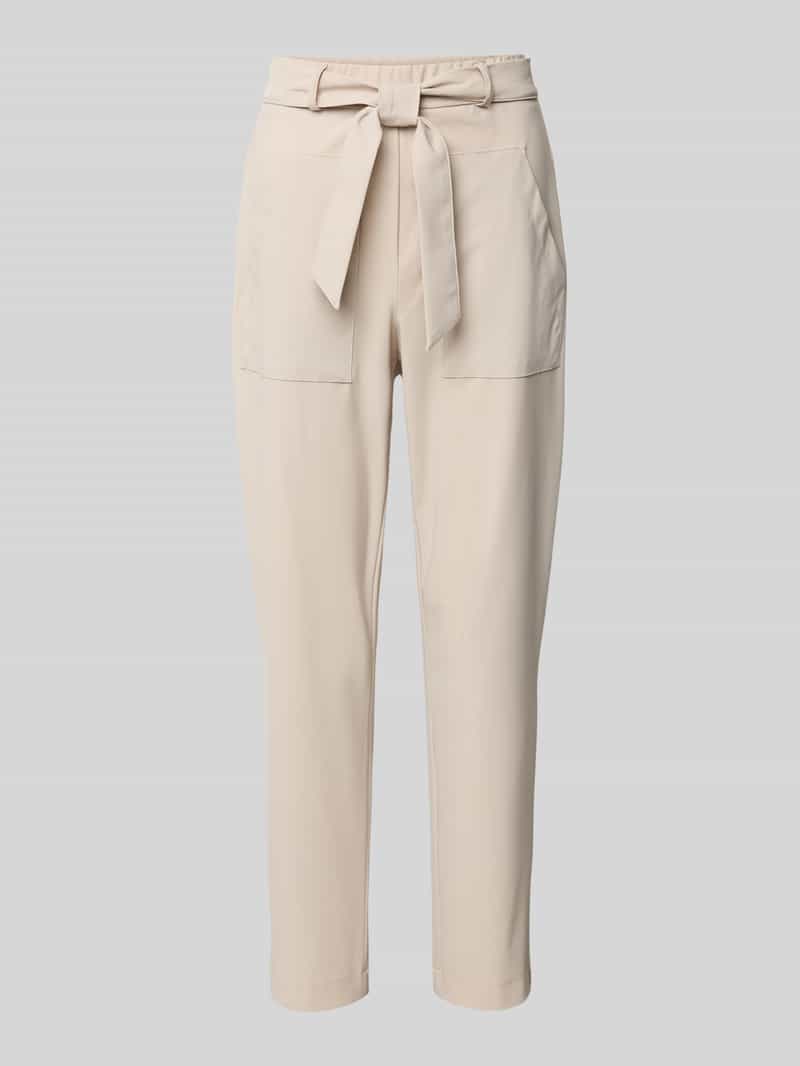 RAFFAELLO ROSSI Regular fit stoffen broek met verkort model 'IRA'
