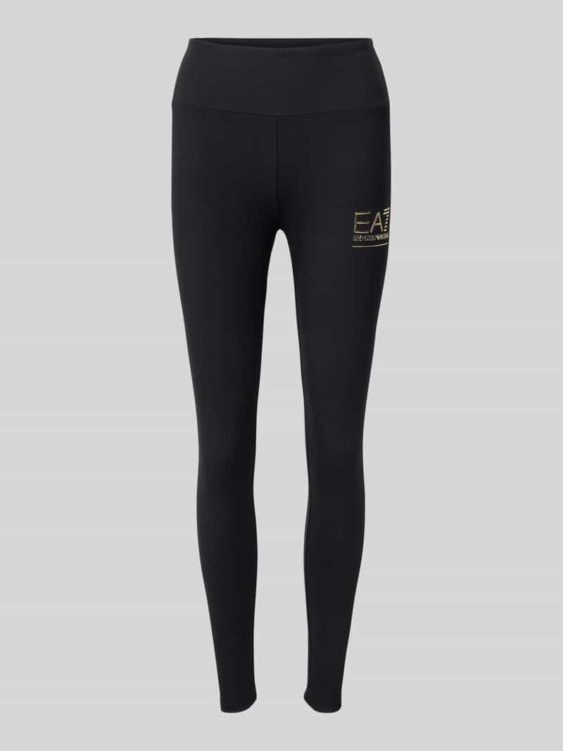 EA7 Emporio Armani High waist legging met labeldetail