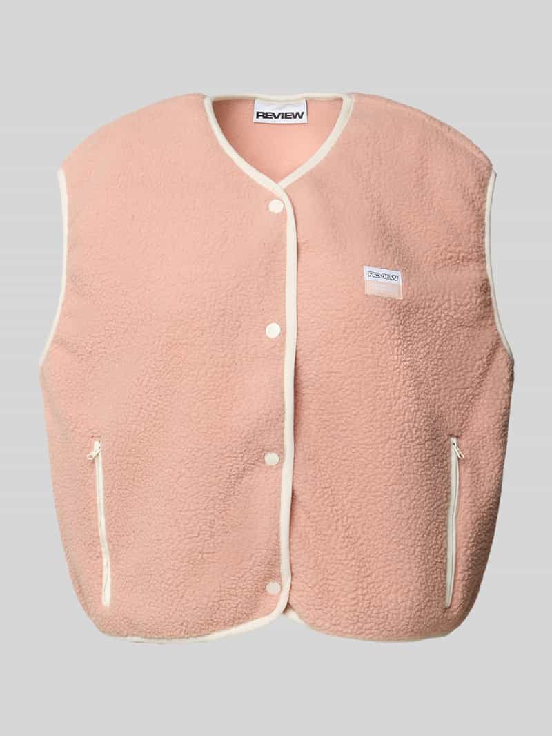 Review Gilet met drukknoopsluiting