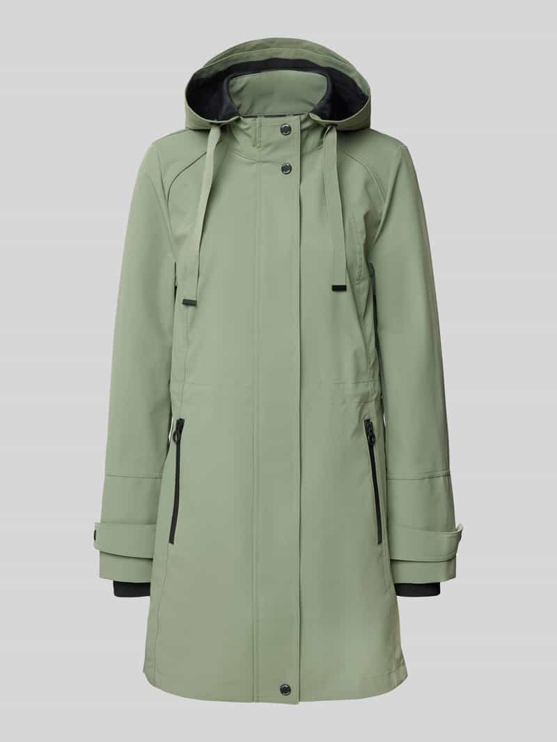 s.Oliver RED LABEL Regular fit lange parka met waterafstotende functie