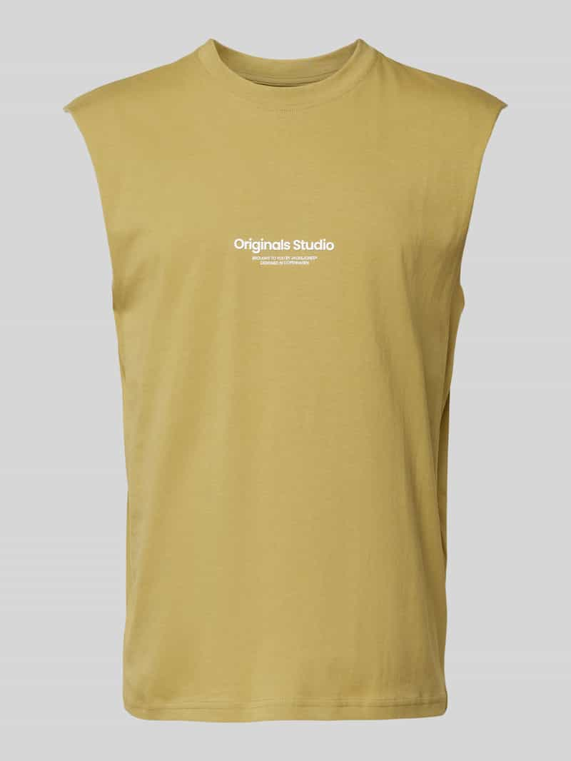 Jack & jones Tanktop met labelprint, model 'VESTERBRO'