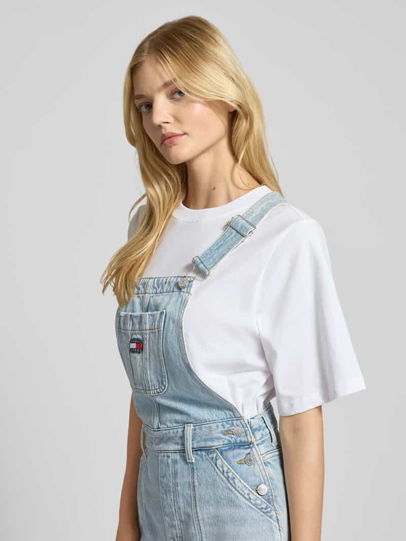 Tommy Jeans Licht uitlopende jeansjurk van puur katoen
