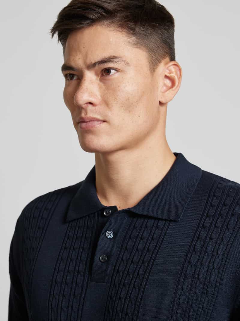 MCNEAL Regular fit poloshirt met korte knoopsluiting