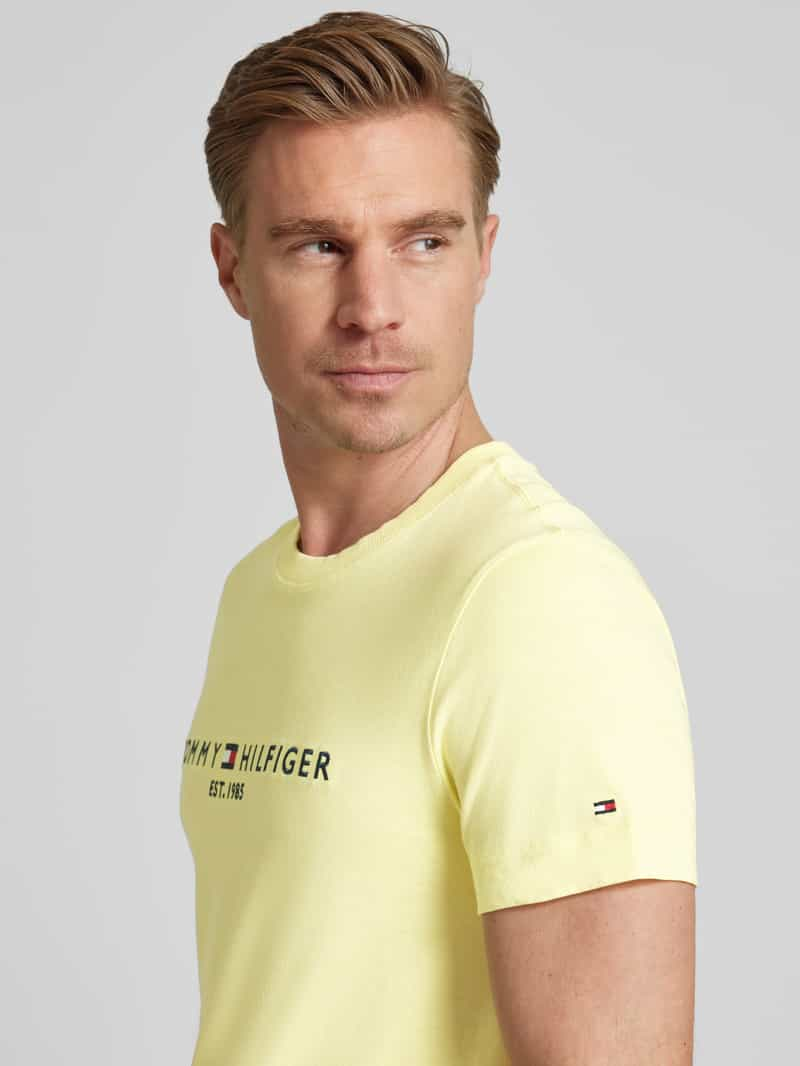 Tommy Hilfiger T-shirt met labelstitching