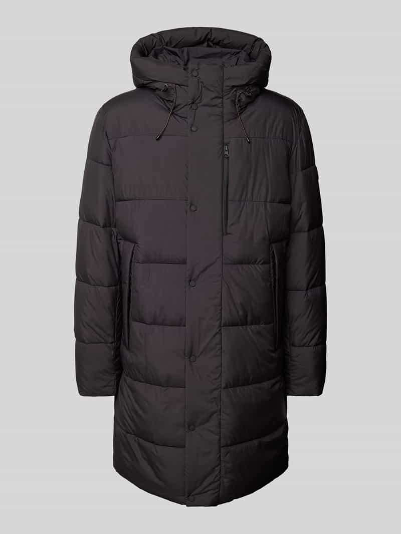 SAVE THE DUCK Gewatteerd jack met labeldetail model 'DAMON