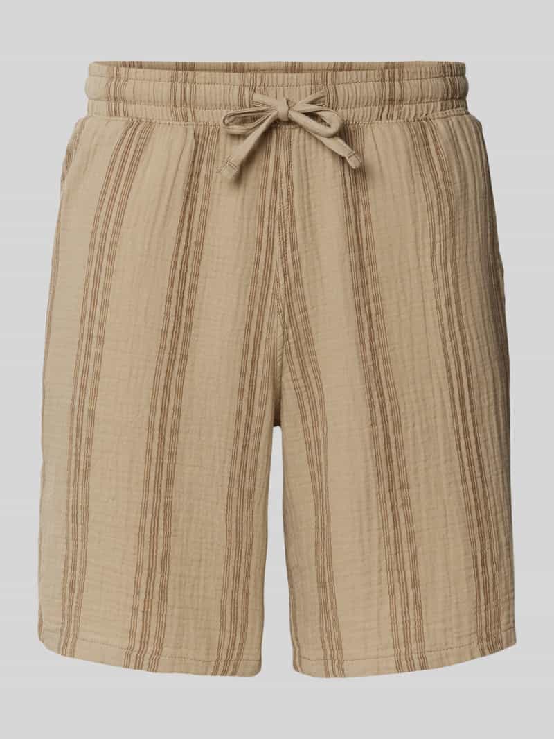 jack & jones Korte regular fit broek met elastische band model 'JAIDEN'
