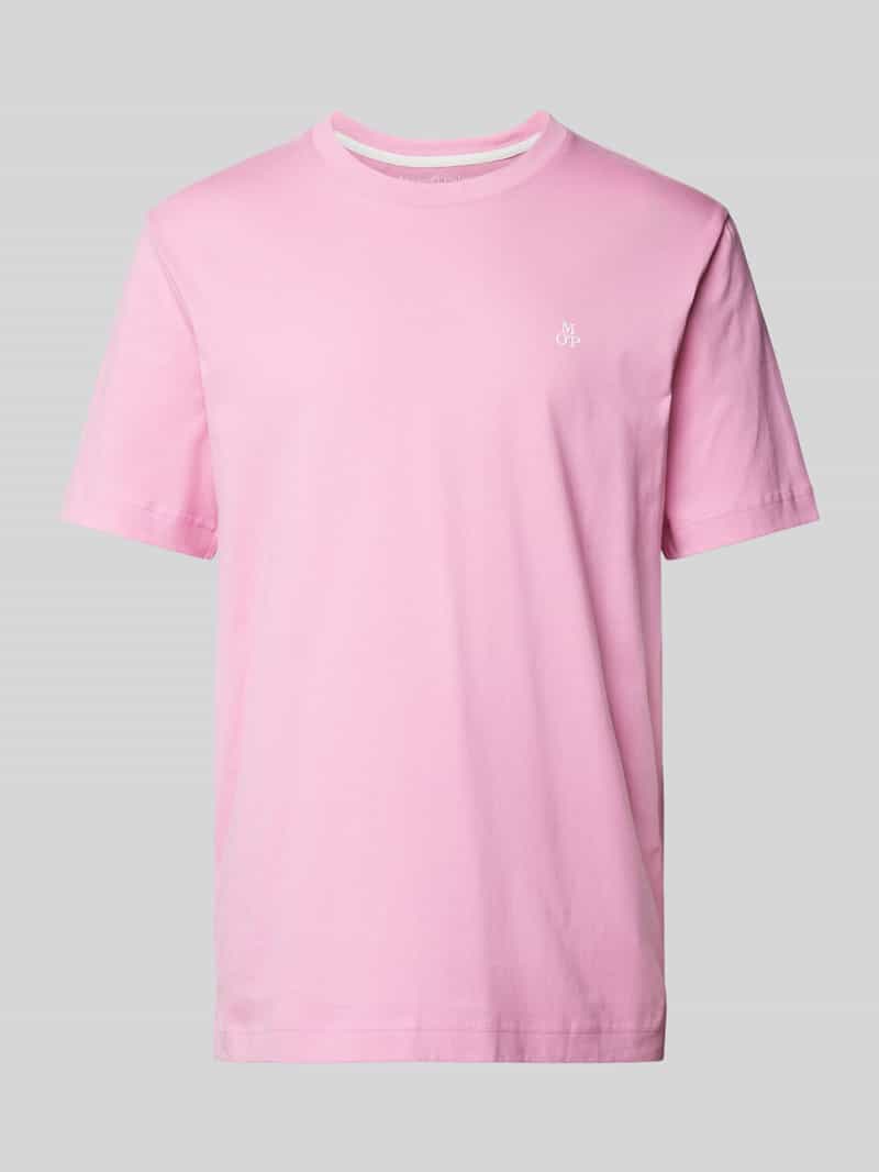 Marc O'Polo Regular fit T-shirt van puur katoen met logoprint