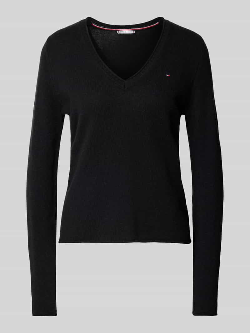 Tommy Hilfiger Wollen pullover met logostitching