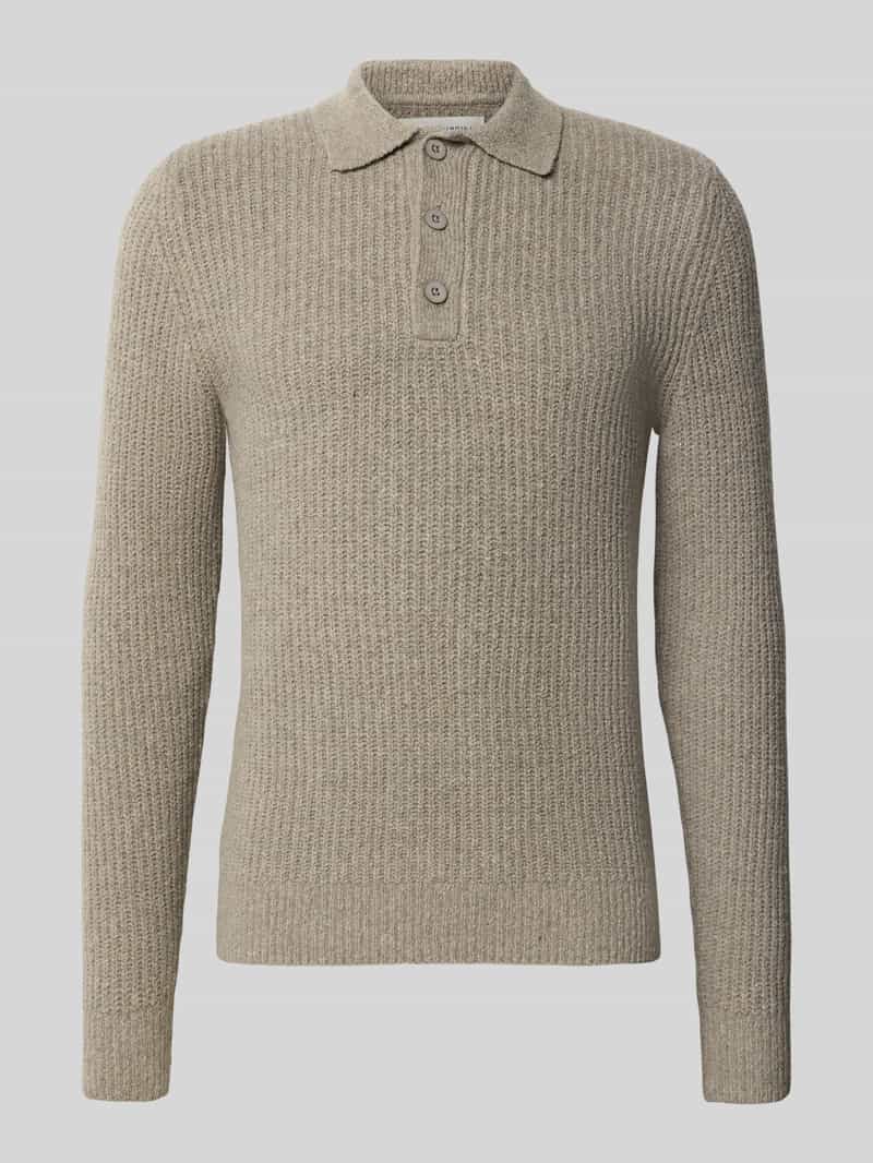 casual friday Gebreide pullover met polokraag model 'Lilith'