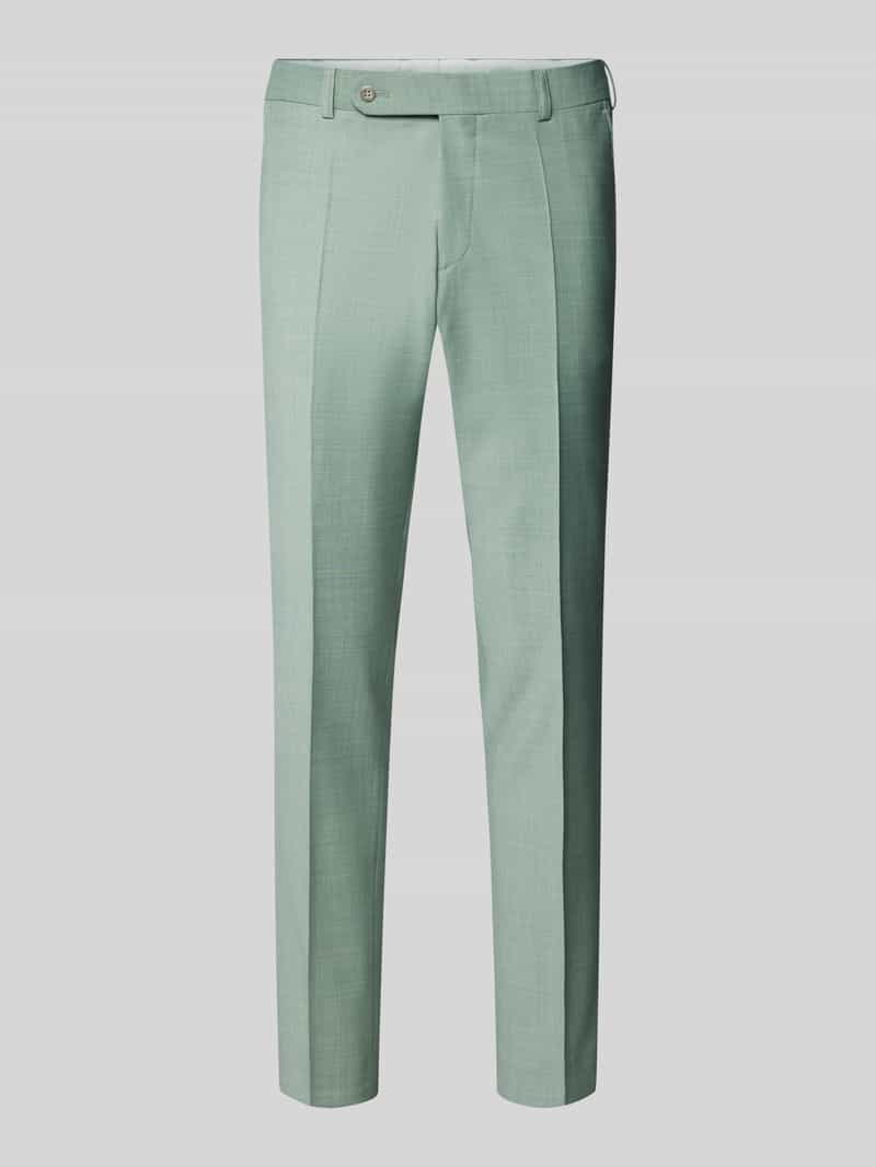 Wilvorst Regular fit pantalon met persplooien