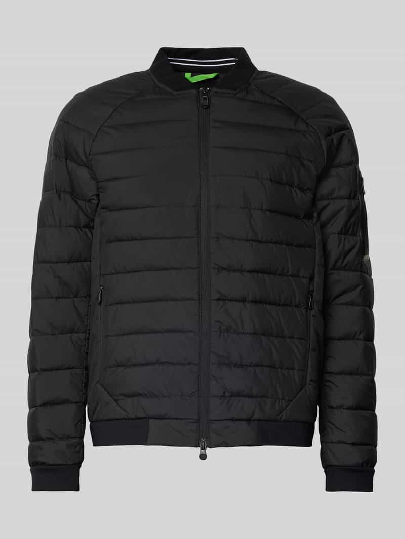 BOSS Green Gewatteerd jack met opstaande kraag model 'Ordos'
