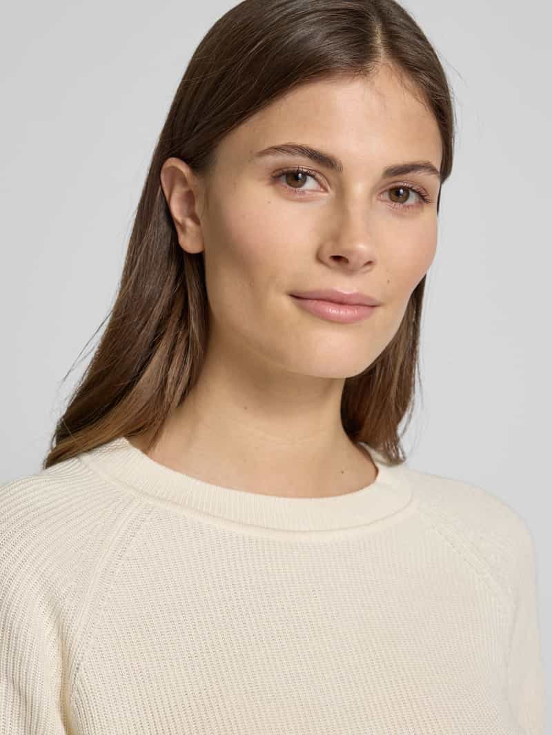Selected Femme Gebreid shirt met ronde hals model 'SLFELINNA'