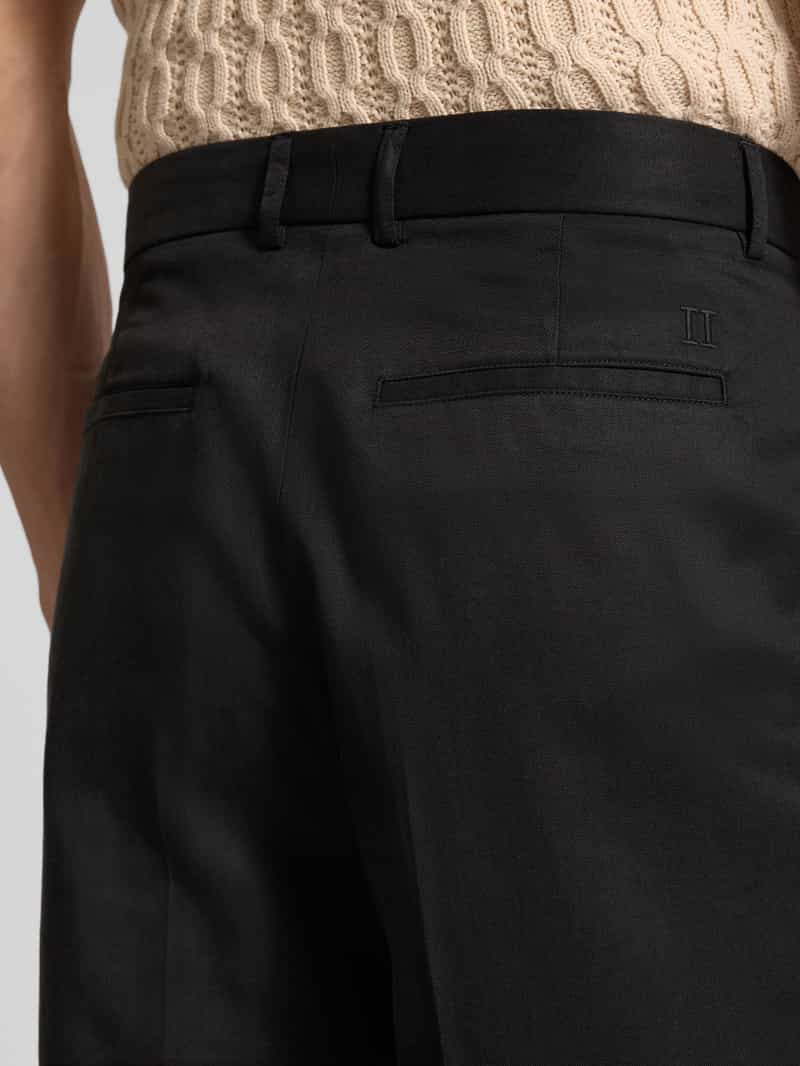 Les Deux Stoffen broek met bandplooien model 'Randall'