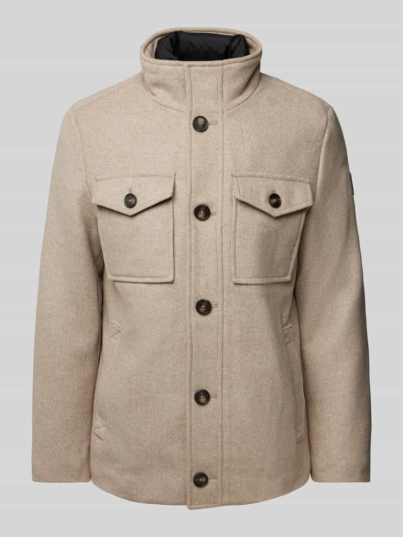 Tom Tailor Regular fit jack met wol