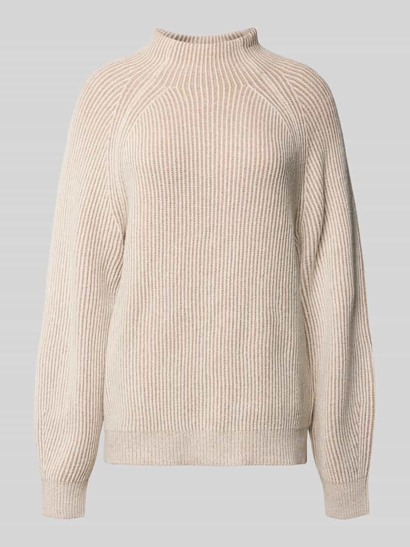 Tom Tailor Regular fit gebreide pullover van katoenmix met wol
