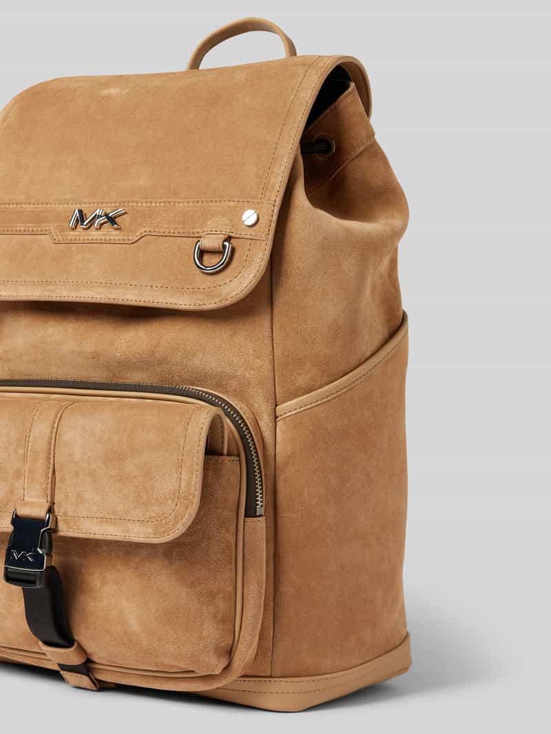 Michael Kors Rugzak van kalfsleer met labeldetail