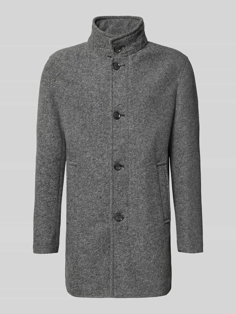 Strellson Regular fit lange jas met wol model '11 FYNN'