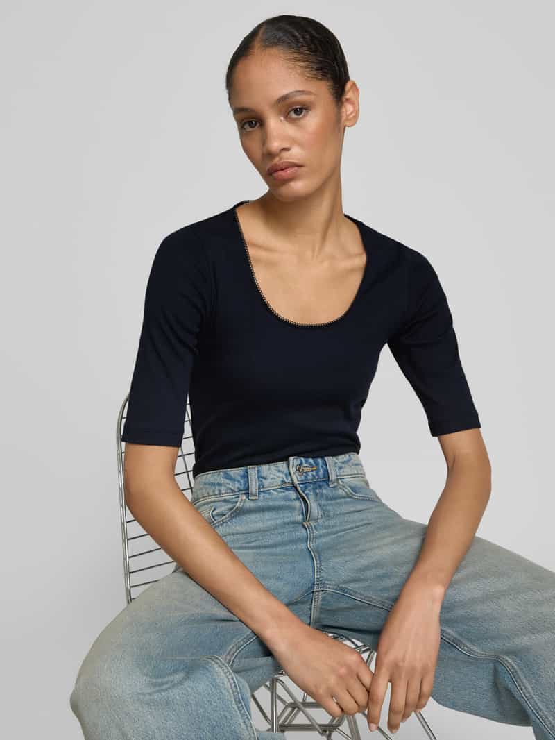 LANIUS T-shirt met ronde hals