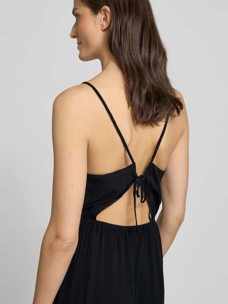 Ichi Maxi-jurk met afgeronde V-hals model 'MARRAKECH'