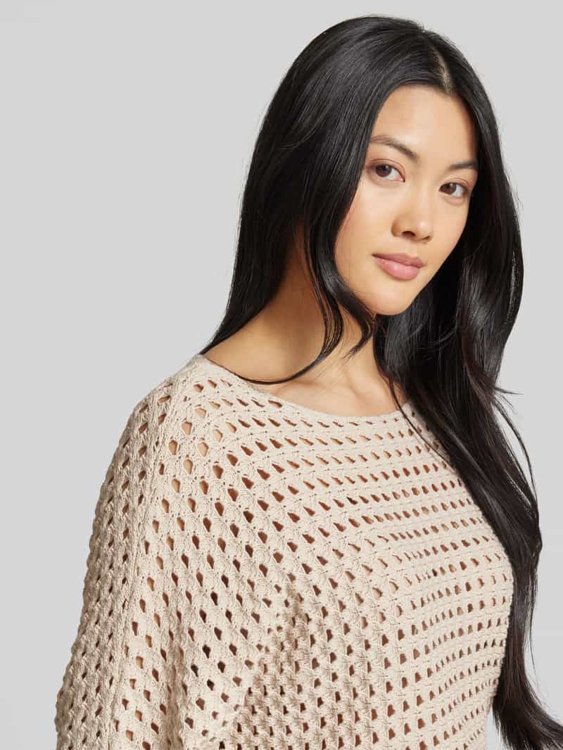 Zero Gebreide pullover met 3 4-mouwen