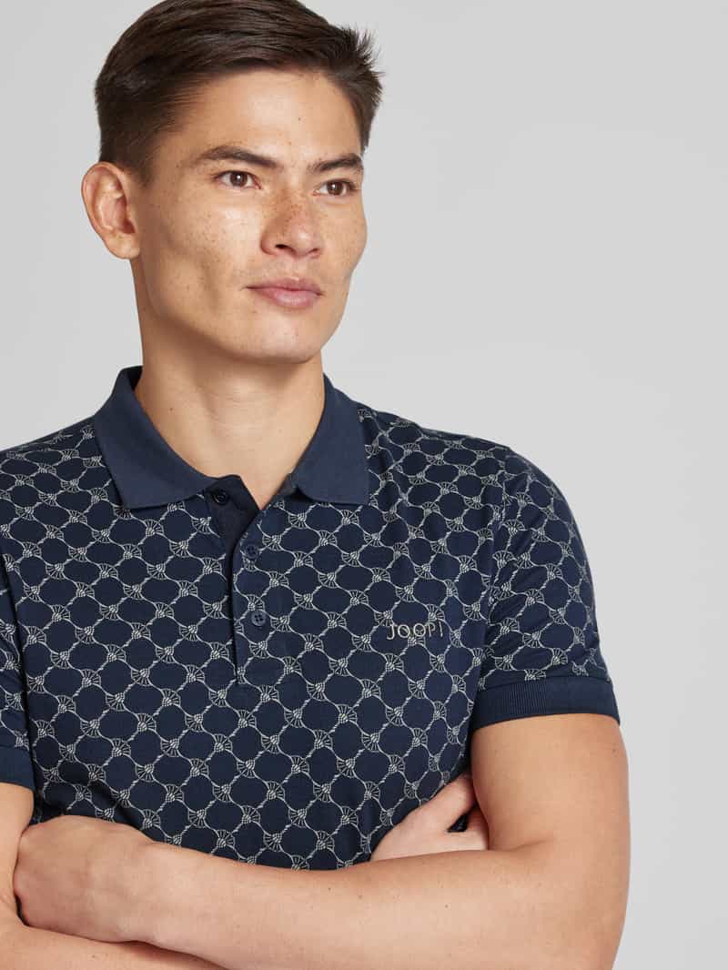 JOOP! Collection Regular fit poloshirt met labelstitching model 'Paigam'