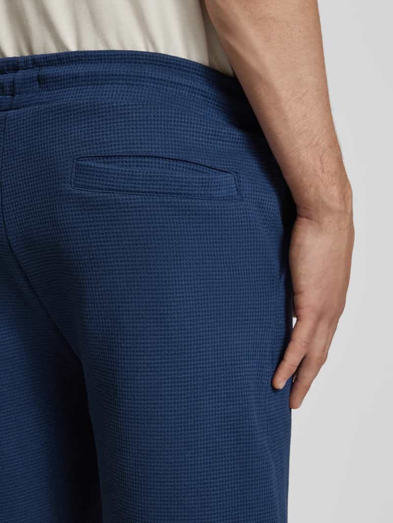 Blend Regular fit sweatshorts met structuurmotief model 'CASPER'