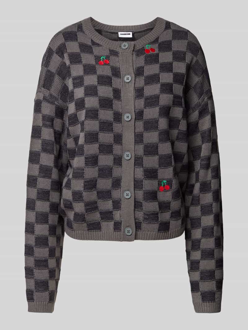 Noisy May Gebreid jack met knoopsluiting model 'CHERRY'
