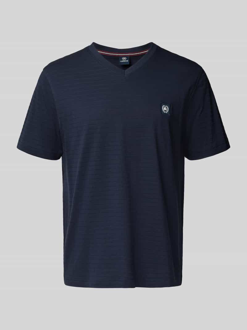 Lerros T-shirt met V-hals