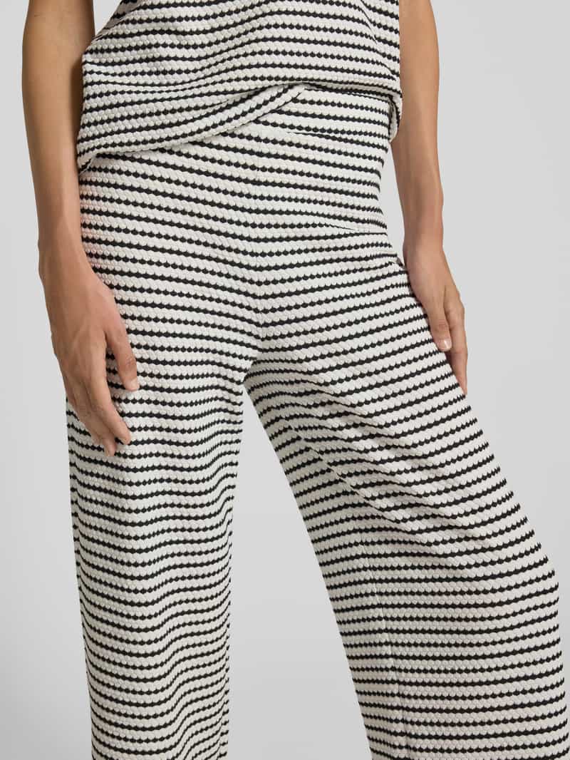 s.Oliver RED LABEL Relaxed fit stoffen broek met katoen