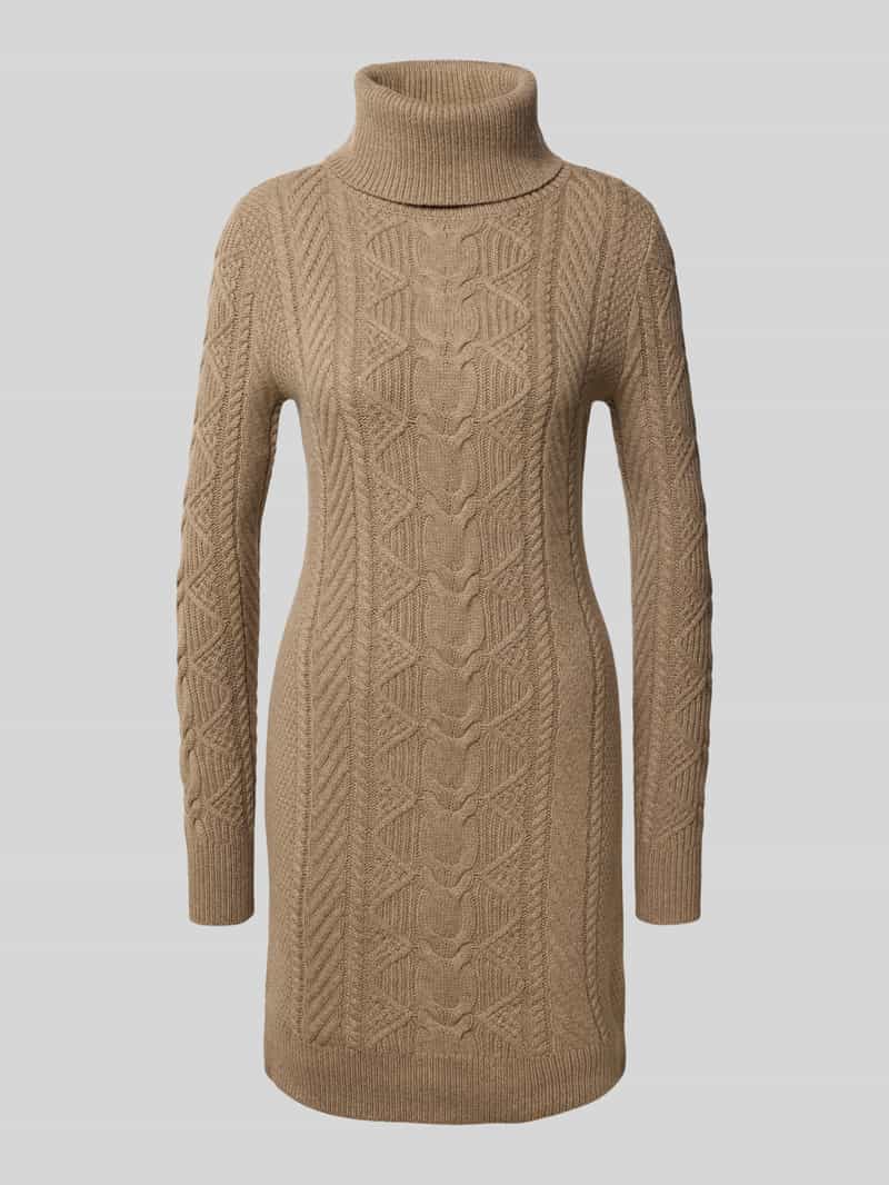 Lauren Ralph Lauren Gebreide jurk van lamswolmix met col