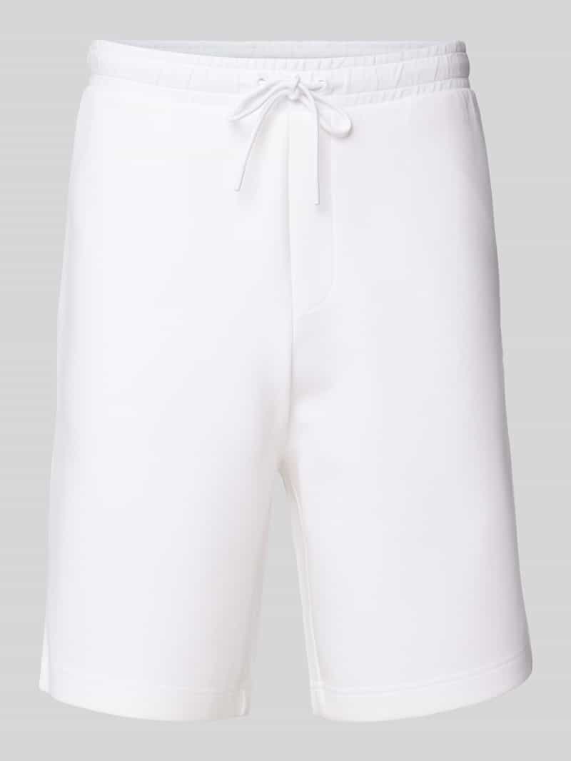 BOSS Green Regular fit sweatshorts met elastische band model 'Headlo'