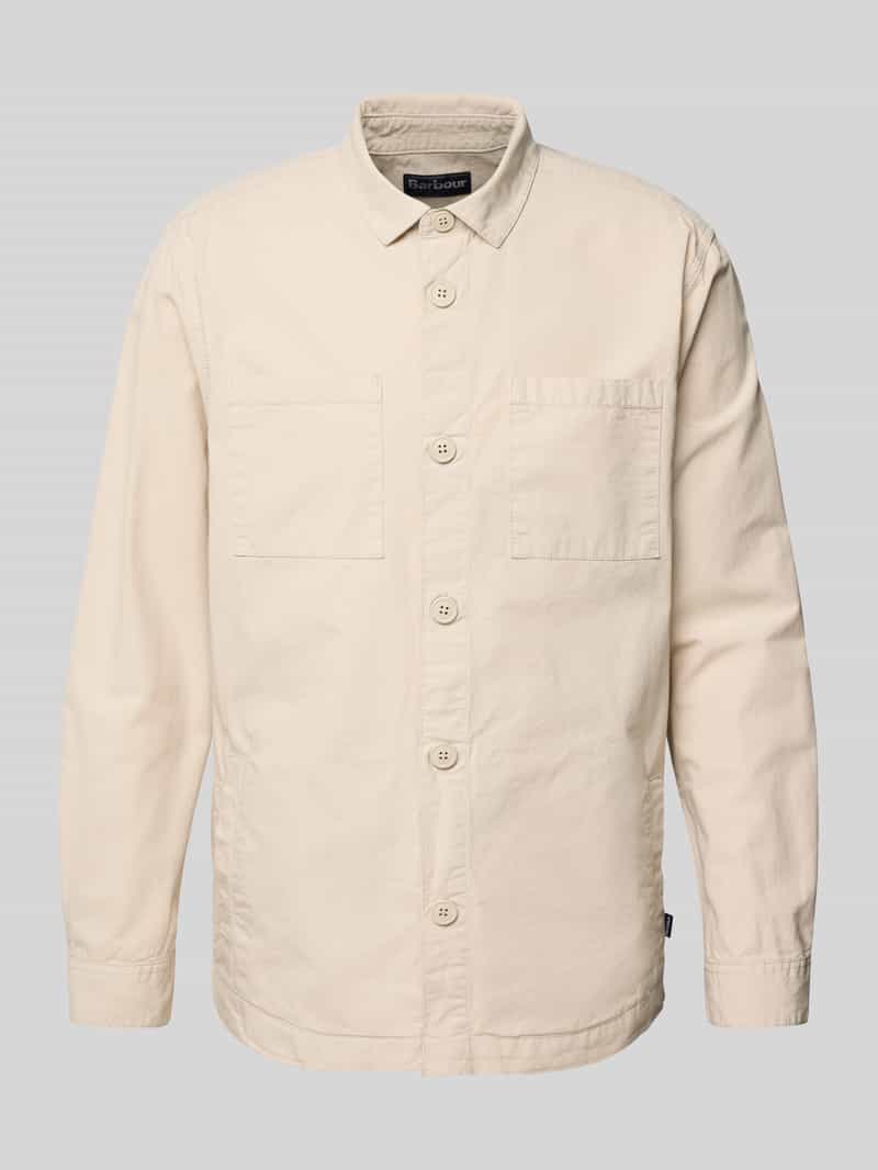 Barbour Slim fit overshirt van puur katoen model 'RICKFELL'