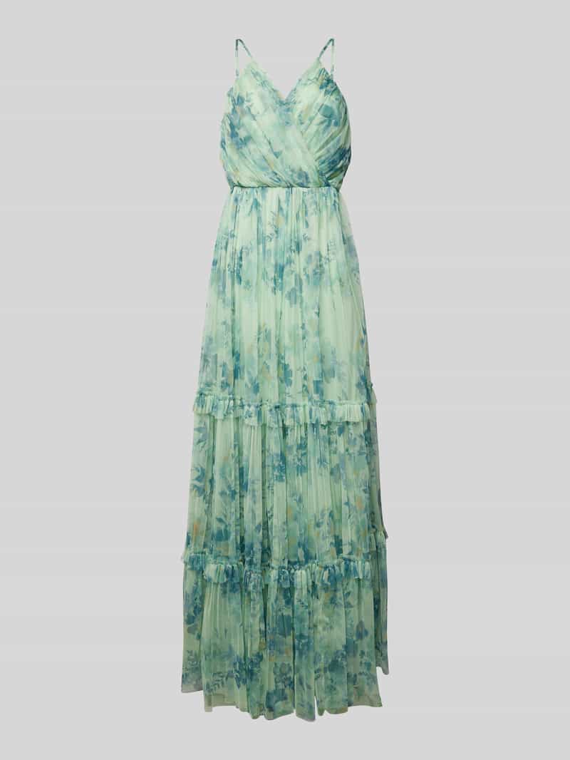 Lace & Beads Avondjurk in laagjeslook
