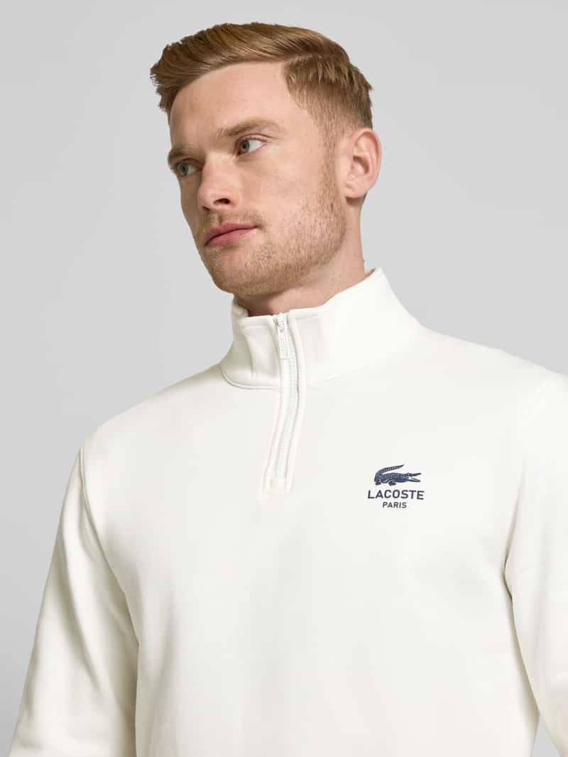 Lacoste Sweatshirt met opstaande kraag model 'HERITAGE'