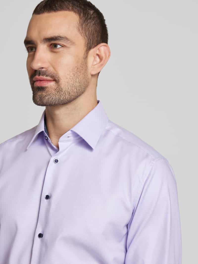 Eterna Modern fit zakelijk overhemd met knoopsluiting