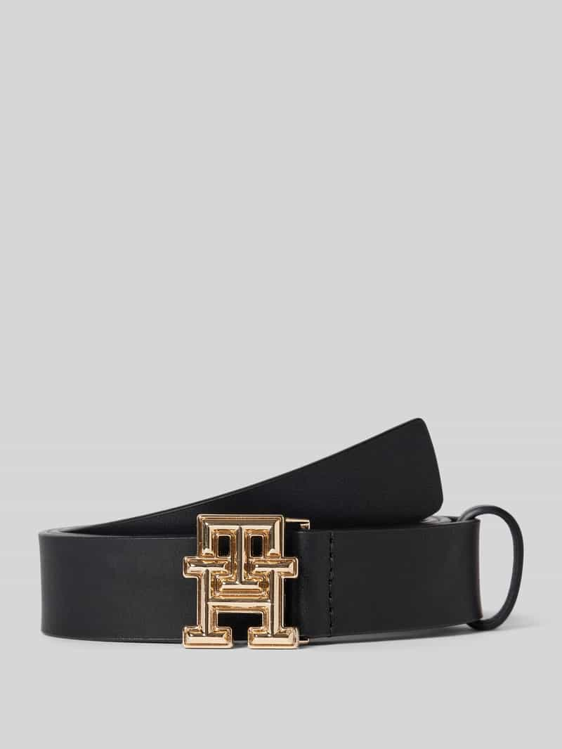 Tommy Hilfiger Leren riem met labeldetail