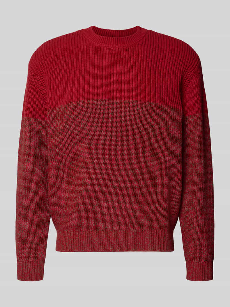 Armani Exchange Gebreide pullover met ronde hals