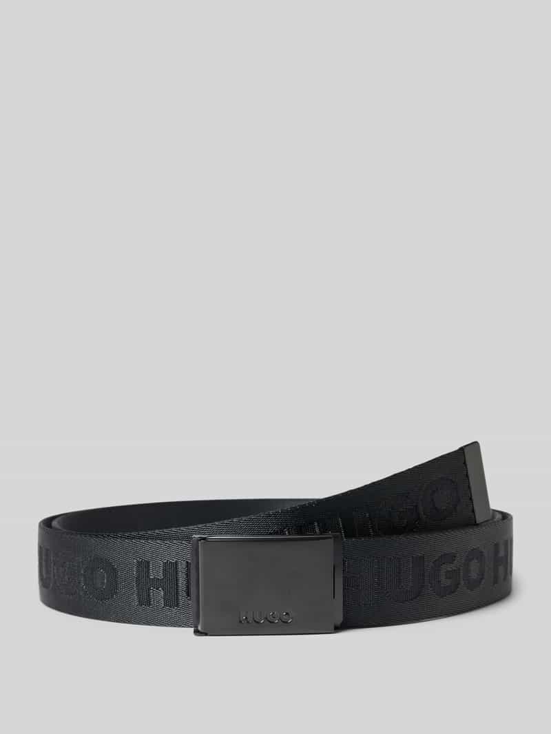 HUGO Stoffen riem Garratt-Tp-HUGO_Os35 met jacquard logo-tekst