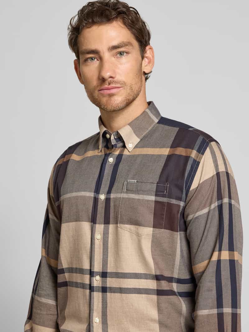 Barbour Regular fit vrijetijdsoverhemd van puur katoen model 'BEARPARK'
