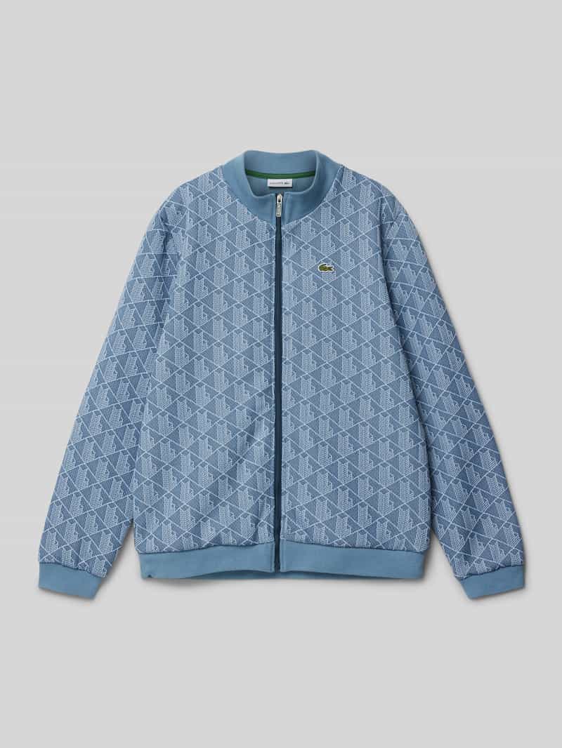 Lacoste Sweatjack met logopatch