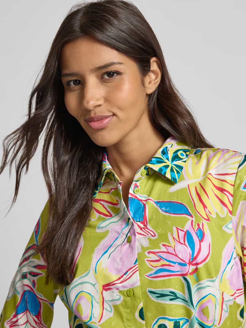 Christian Berg Woman Midi-jurk met strikceintuur