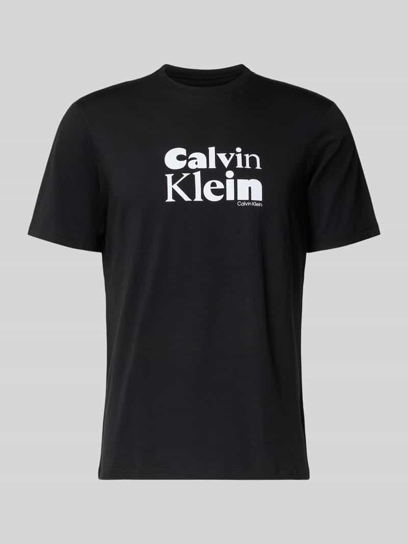 CK Calvin Klein T-shirt met labelprint