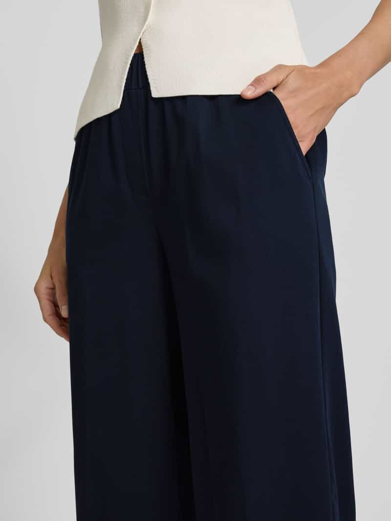 OPUS PANTS Wide leg stoffen broek met paspelzakken aan de achterkant model 'Mucia'