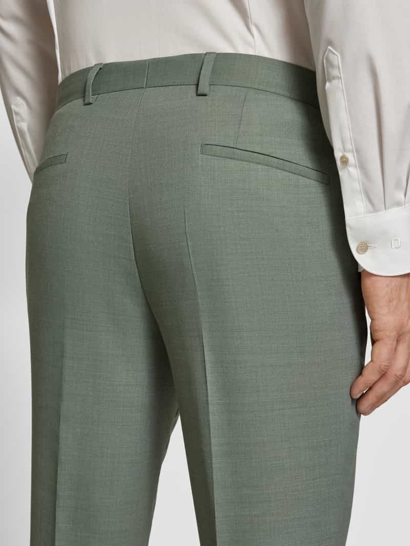 Boss Slim fit pantalon met persplooien model 'Lenon'