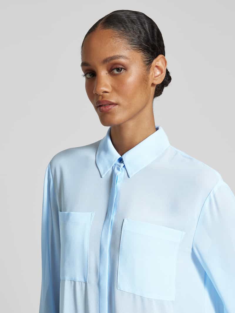 comma Overhemdblouse met borstzakken