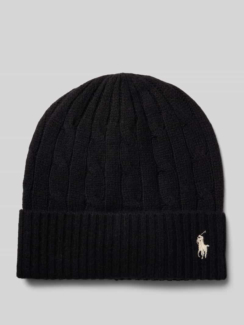 Polo Ralph Lauren Wollen muts met labelstitching