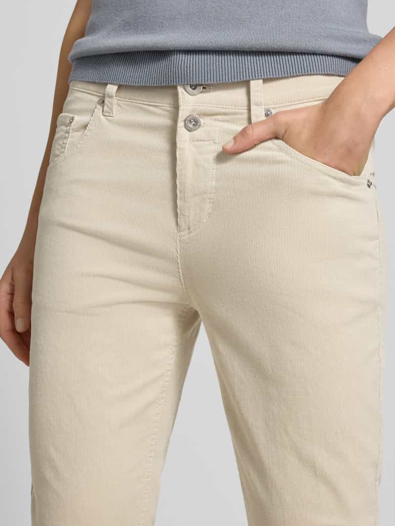 Marc O'Polo Boyfriend fit broek van fijne corduroy van katoenmix