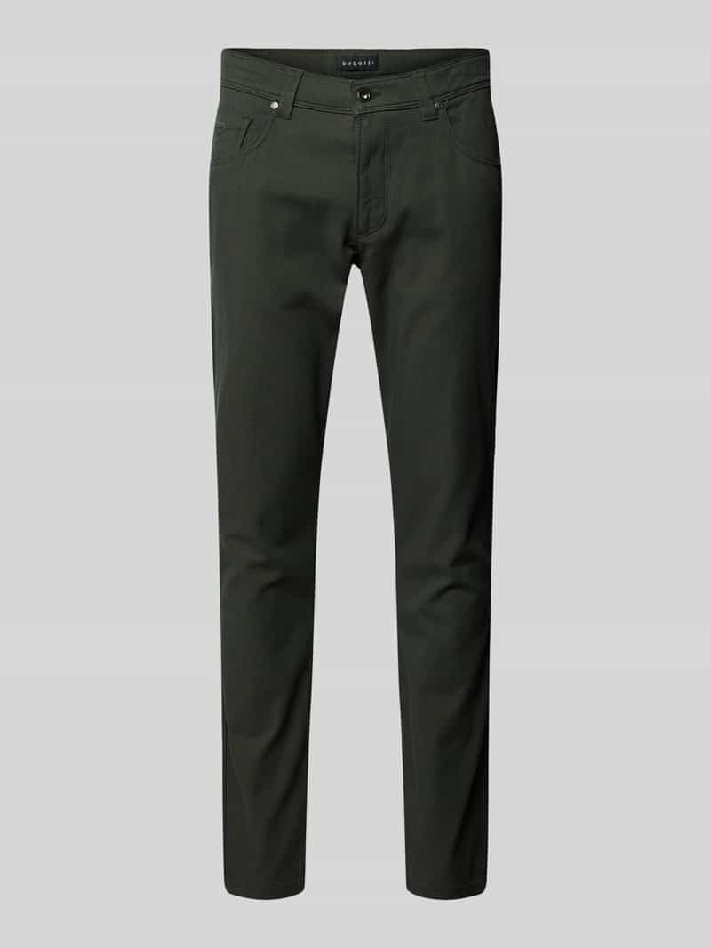 Bugatti Regular fit broek met labeldetail model 'CORDOBA'